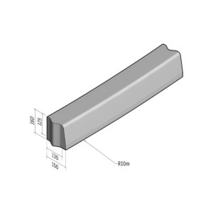 Highway 130-150x160 | L-980 | Radius External | 10m | Half-Battered | VB