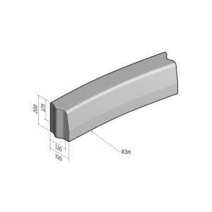 Highway 130-150x200 | L-785 | Radius Internal | 3m | Half-Battered | VB