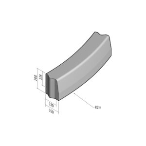 Highway 130-150x200 | L-785 | Radius External | 2m | Half-Battered | VB