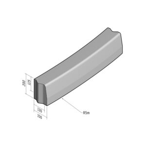 Highway 130-150x200 | L-980 | Radius External | 5m | Half-Battered | VB