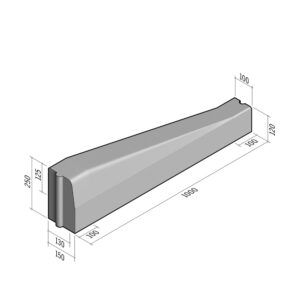 Highway 130-150x250 | L-1000 | Transition to 100x120 | Half-Battered | HDHD