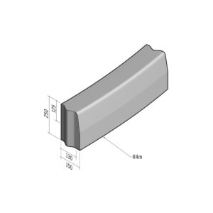 Highway 130-150x250 | L-785 | Radius External | 4m | Half-Battered | VB