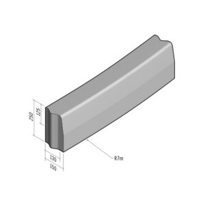 Highway 130-150x250 | L-1000 | Radius External | 7m | Half-Battered | VB