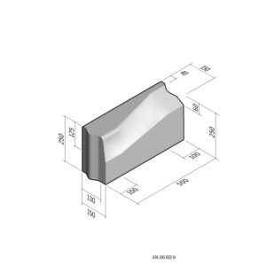 Highway 130-150x250 | L-500 | Transition to 40-150x250 | Half-Battered | VBVB