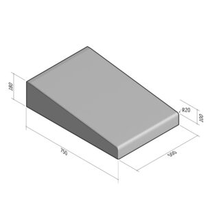 Highway 750x180 | L-500 | Entry Kerb | Middle | Slope | SQSQ