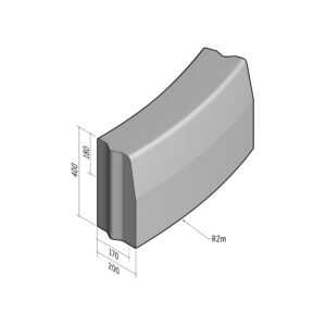 Highway 170-200x400 | L-785 | Radius External | 2m | Half-Battered | VB