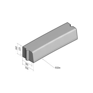 Highway 180-200x160 | L-785 | Radius Internal | 10m | Half-Battered | HD