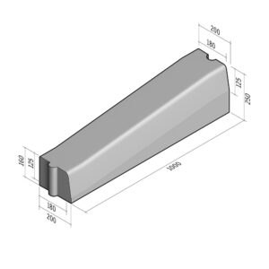 Highway 180-200x160 | L-1000 | Transition to 180-200x250 | Half-Battered | HDHD