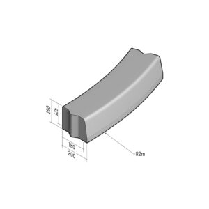 Highway 180-200x160 | L-785 | Radius External | 2m | Half-Battered | VB