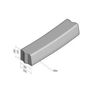 Highway 180-200x160 | L-940 | Radius External | 6m | Half-Battered | VB