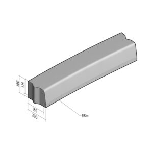 Highway 180-200x160 | L-960 | Radius Internal | 8m | Half-Battered | VB