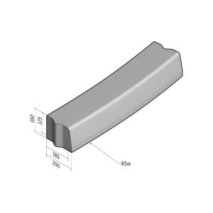 Highway 180-200x160 | L-980 | Radius External | 5m | Half-Battered | VB