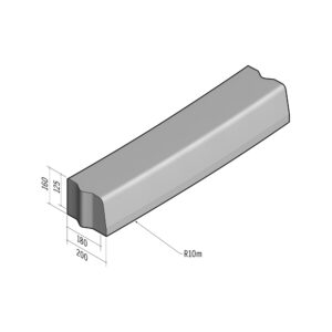 Highway 180-200x160 | L-980 | Radius External | 10m | Half-Battered | VB