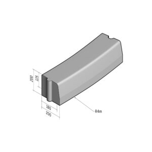 Highway 180-200x200 | L-785 | Radius External | 4m | Half-Battered | HD
