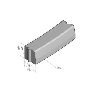Highway 180-200x200 | L-785 | Radius External | 5m | Half-Battered | HD