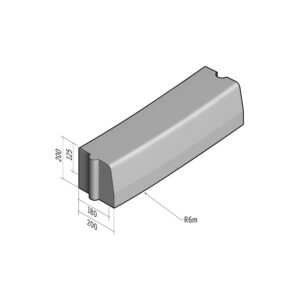 Highway 180-200x200 | L-785 | Radius External | 6m | Half-Battered | HD