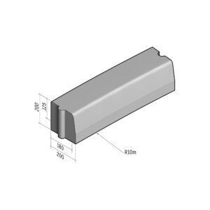 Highway 180-200x200 | L-785 | Radius Internal | 10m | Half-Battered | HD