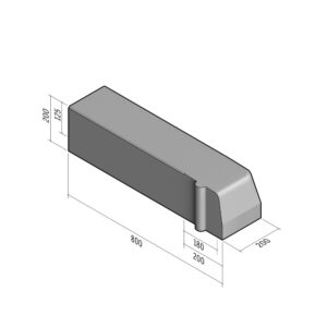 Highway 180-200x200 | L-800 | Entry Platform Return | Left | Half-Battered | HD