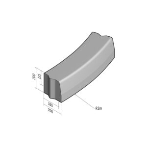Highway 180-200x200 | L-785 | Radius External | 2m | Half-Battered | VB