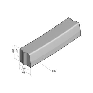 Highway 180-200x200 | L-960 | Radius External | 8m | Half-Battered | VB
