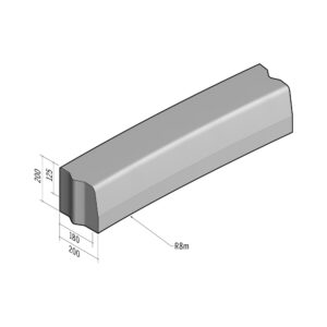 Highway 180-200x200 | L-960 | Radius Internal | 8m | Half-Battered | VB