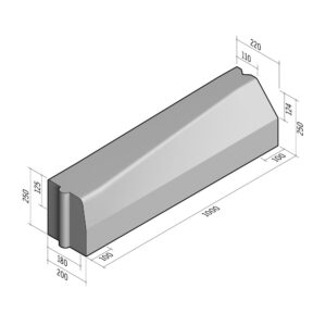 Highway 180-200x250 | L-1000 | Transition to 110-220x250 | Half-Battered | HDHD