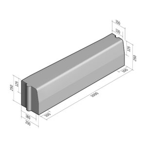 Highway 180-200x250 | L-1000 | Transition to 130-150x250 | Half-Battered | HDHD