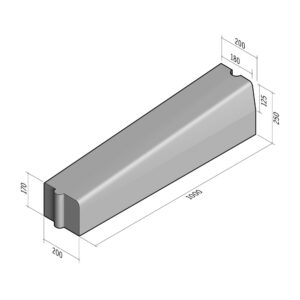 Highway 180-200x250 | L-1000 | Drop Set Transition to 200x170 | Right | Half-Battered | HD