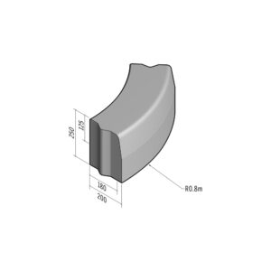 Highway 180-200x250 | L-630 | Radius External | 0.8m | Half-Battered | VB