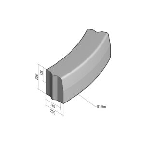 Highway 180-200x250 | L-785 | Radius External | 1.5m | Half-Battered | VB