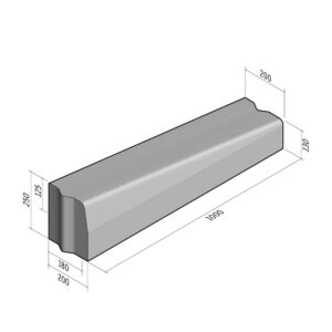 Highway 180-200x250 | L-1000 | Drop Set Transition to 200x130 | Left | Half-Battered | VB