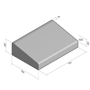 Highway 500x200 | L-750 | Entry Kerb | Middle | Slope | SQ