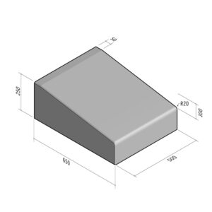 Highway 650x250 | L-500 | Entry Kerb | Middle | Slope | SQSQ