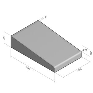 Highway 800x180 | L-500 | Entry Kerb | Middle | Slope | SQSQ