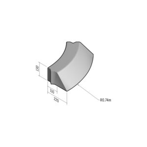 Highway 110-220x130 | L-580 | Radius External | 0.74m | Splay | VB