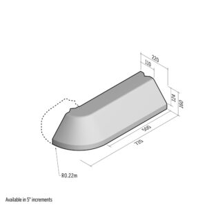 Highway 110-220x160 | Return Point | 90-180° | 0.22m | Splay | VB
