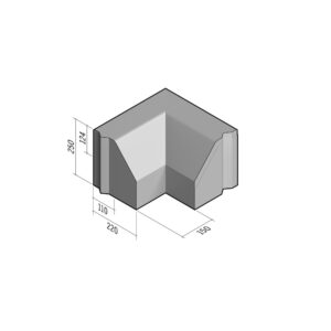 Highway 110-220x250 | L-150 | Return Corner Internal | 90° | Splay | VB