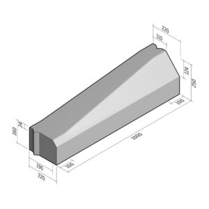 Highway 110-220x250 | L-1000 | Drop Set Transition to 190-220x160 | Right | Splay | VBVB
