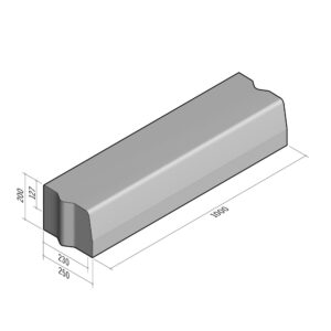 Highway 230-250x200 | L-1000 | Straight | Half-Battered | VB
