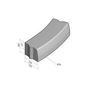 Highway 230-250x200 | L-785 | Radius External | 2m | Half-Battered | VB