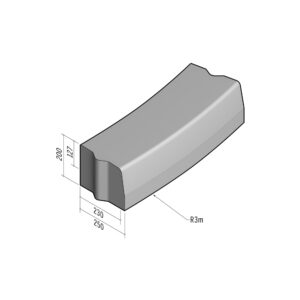 Highway 230-250x200 | L-785 | Radius External | 3m | Half-Battered | VB