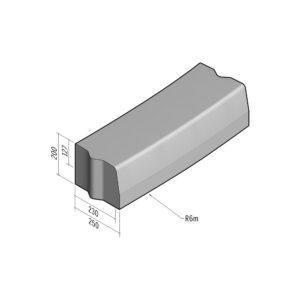 Highway 230-250x200 | L-785 | Radius External | 6m | Half-Battered | VB