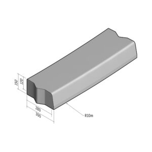 Highway 280-300x150 | L-980 | Radius External | 10m | Half-Battered | VB