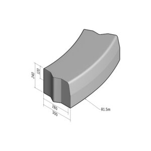 Highway 280-300x240 | L-785 | Radius External | 1.5m | Half-Battered | VB