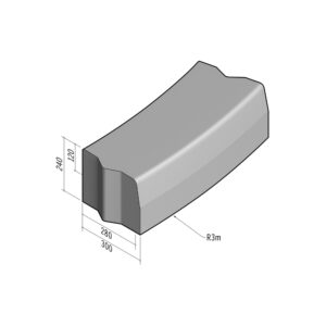 Highway 280-300x240 | L-785 | Radius External | 3m | Half-Battered | VB