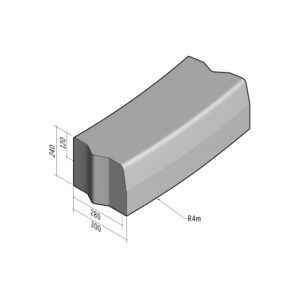 Highway 280-300x240 | L-785 | Radius External | 4m | Half-Battered | VB