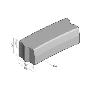 Highway 280-300x240 | L-980 | Radius Internal | 5m | Half-Battered | VB
