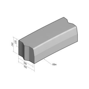 Highway 280-300x240 | L-960 | Radius Internal | 8m | Half-Battered | VB