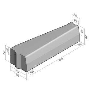 Highway 280-300x240 | L-1000 | Transition to 130-150x250 | Half-Battered | VBVB