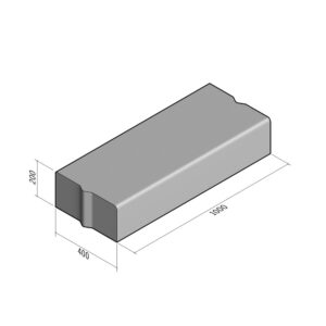 Highway 400x200 | L-1000 | Straight | Bullnose | VB